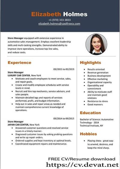 Professional CV / Resume Design & Writing Service