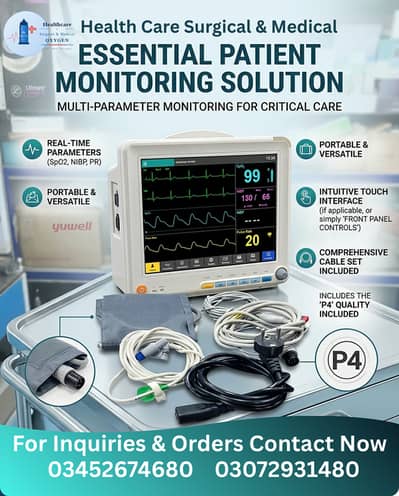 Patient Monitor Multi-Parameter Medical Equipment for ICU