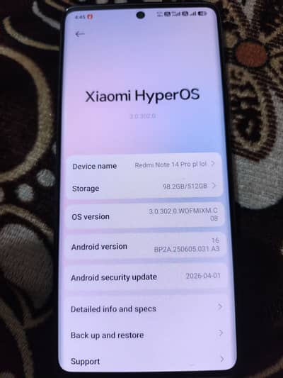 Xiaomi Redmi Note 14 Pro