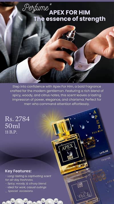 APEX Long Lasting Perfume By SCS Brand