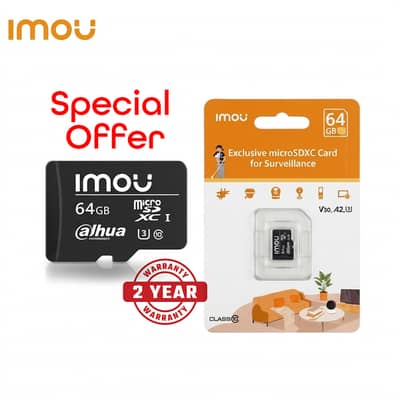 IMOU 64GB Memory Card | 2 Year Warranty |  Original Product