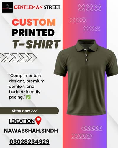 Customized printed t shirts