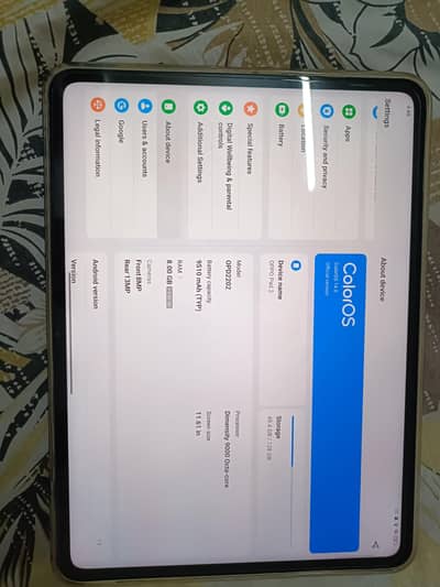 OPPO PAD 2 PUBG 120FPS 8/128
