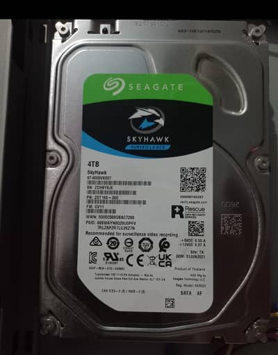 4TB Segate Skyhawk Surveillance