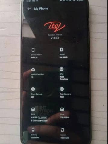 Itel A70 1