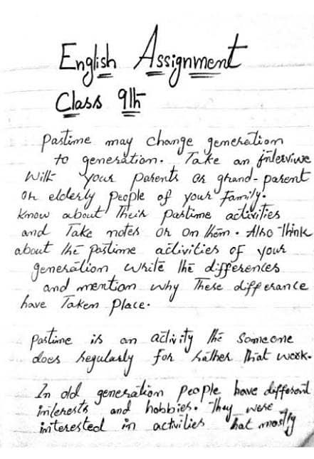 assignment writing 1