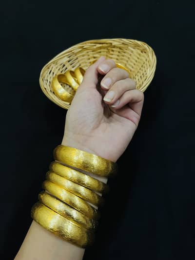 Golden bangles for women’s