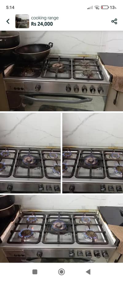 cooking range