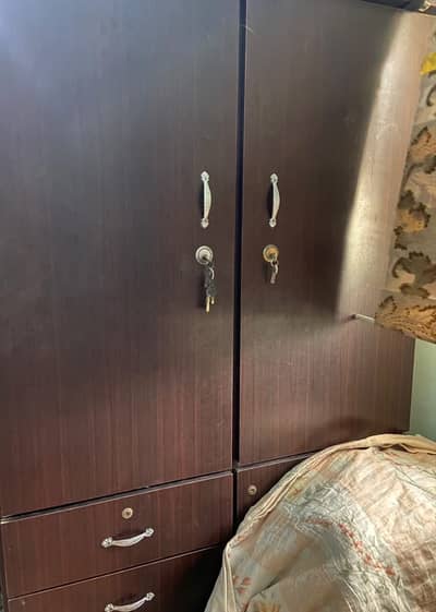 Three Door Wardrobe/ Almari wood 3 Door / Lakri ka cabenit