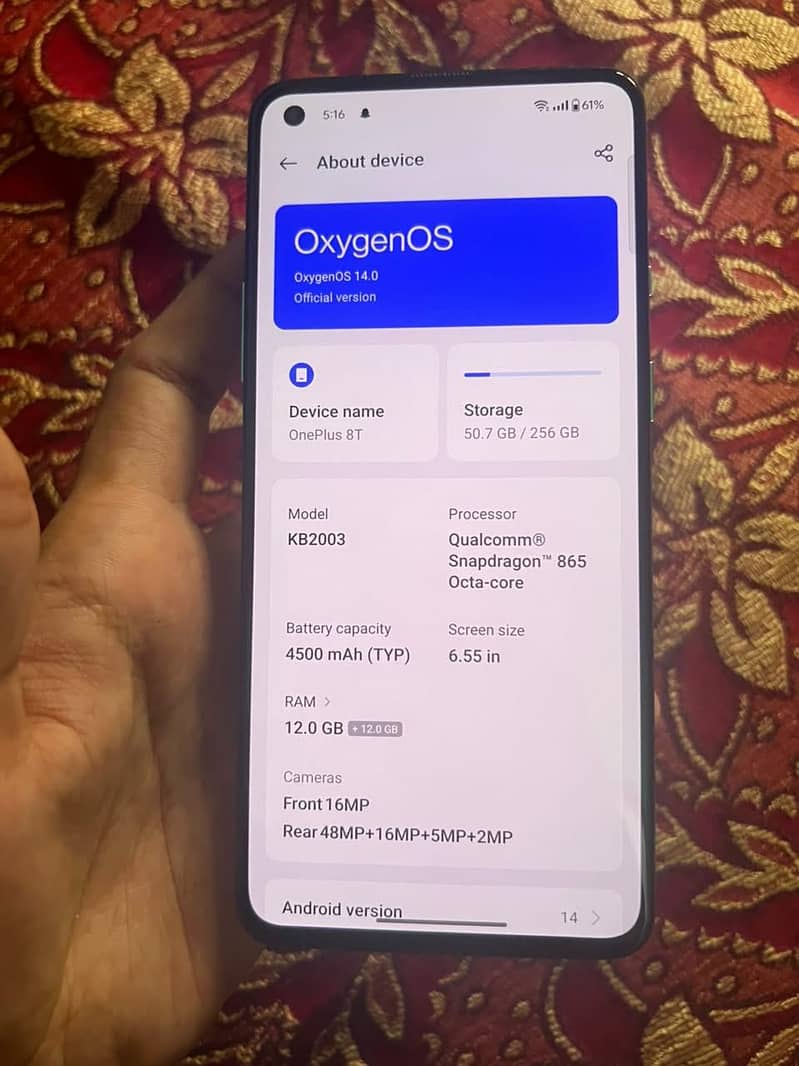 Oneplus 8T 0