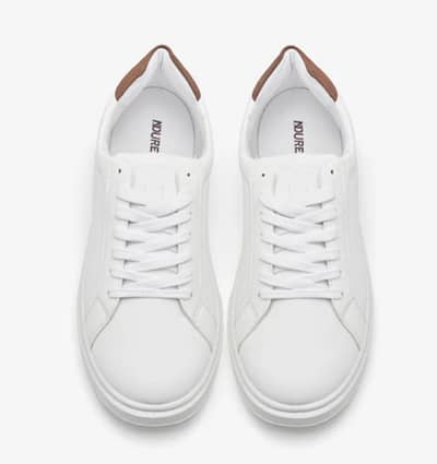 Brand New Ndure White Sneakers - Size 43