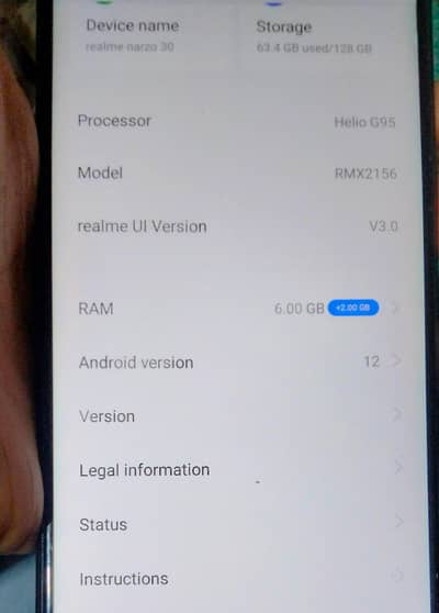 Realme Narzo 30