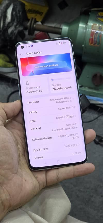 One Plus 11 16/512 Non PTA