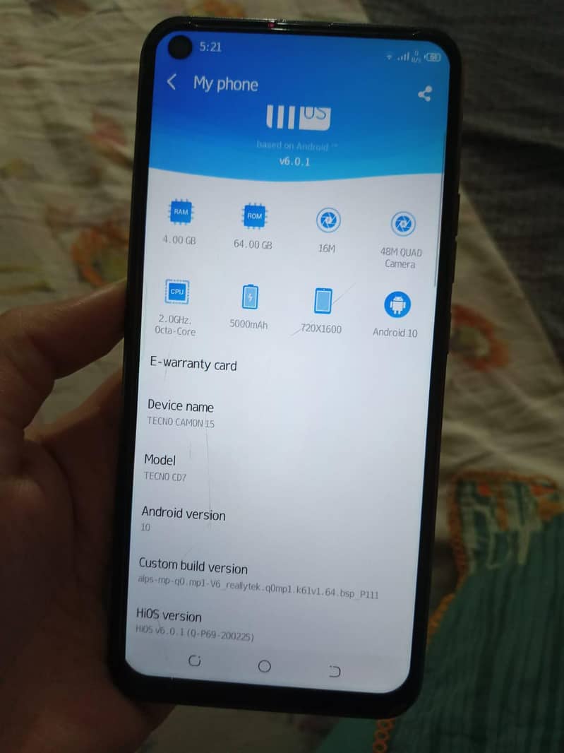 Tecno CAMON 15 5