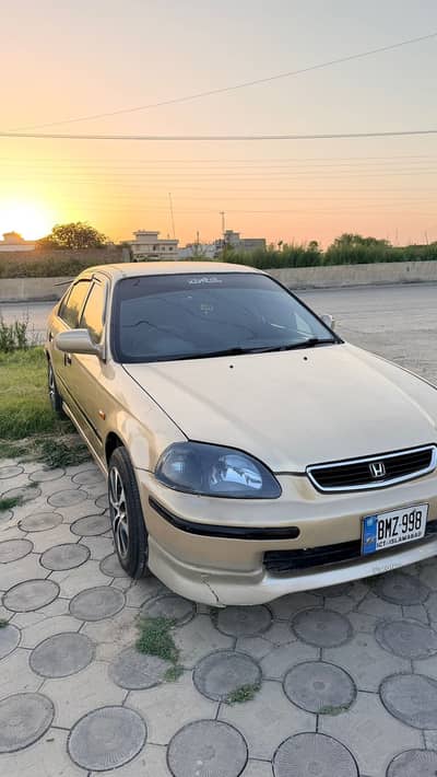Honda Civic EXi Automatic 1997 | Civic 1997 For Sale Auto | Gold Clr