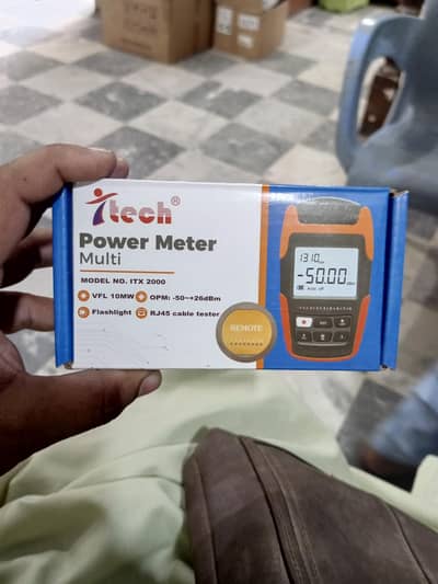 optical power meter including vfl