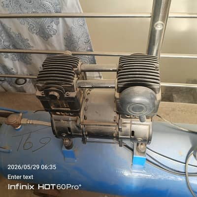 Air compressor 120 L noiseless 1500 w