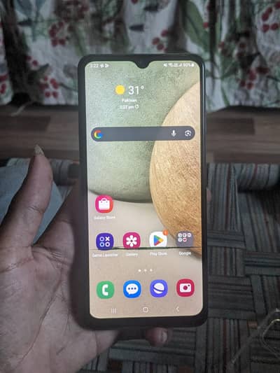 Samsung Mobile A12 4/128 with box & shop slip