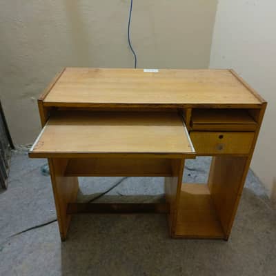 Pure wooden computer table