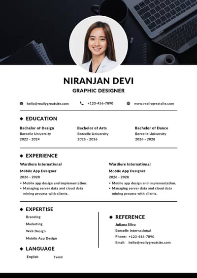 Professional CV/Resume Design - Only 499/- - 30 Min Delivery