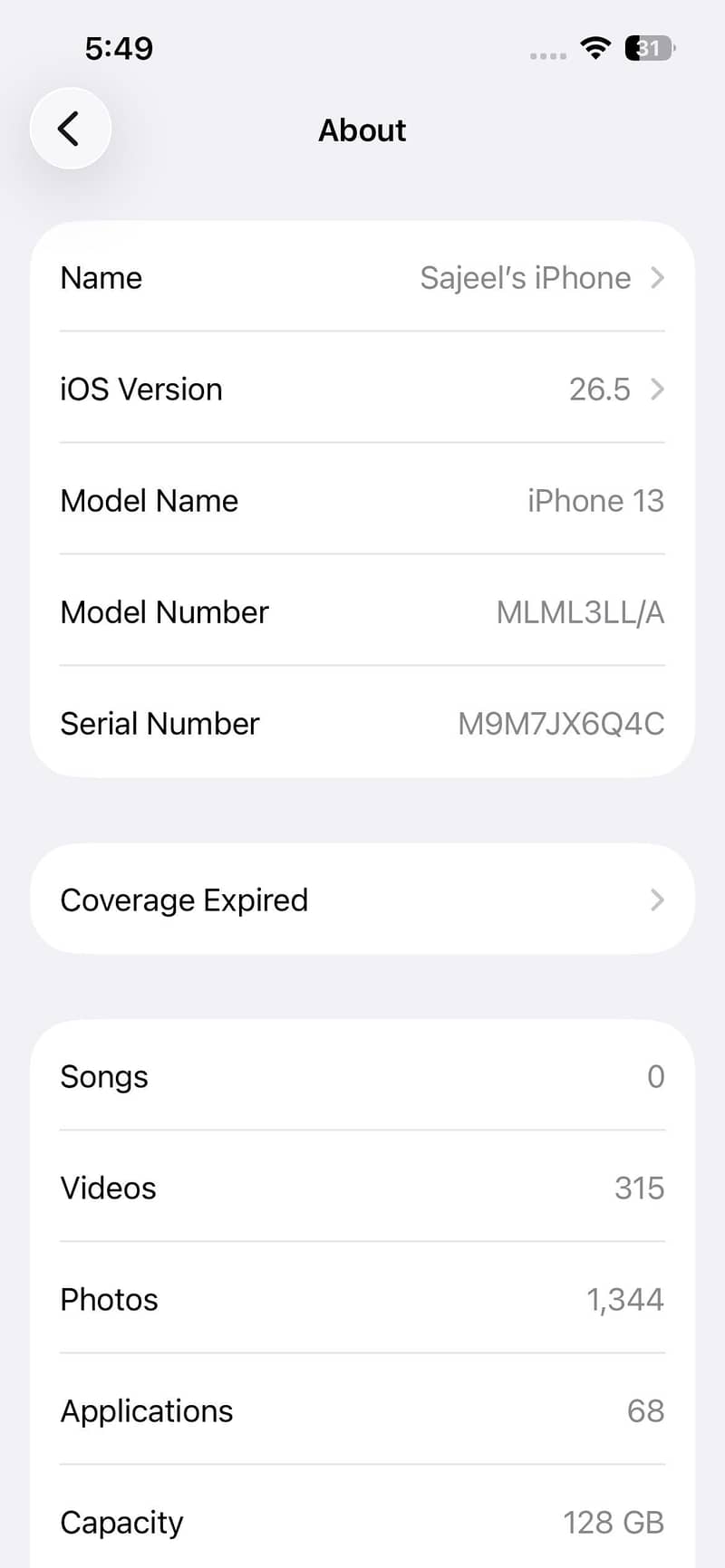 Iphone 13 7