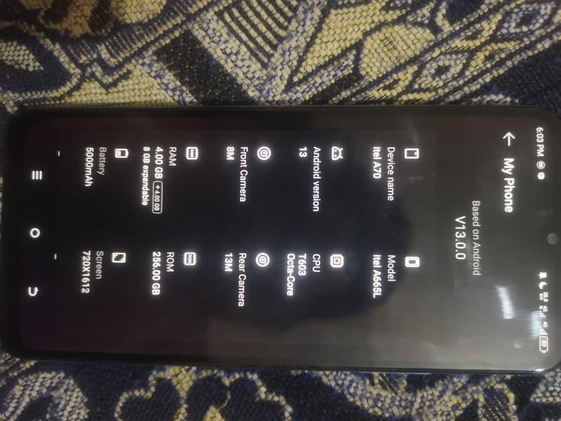 Itel A70 2