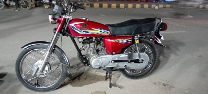 Honda CG 125 model 18  karachi number