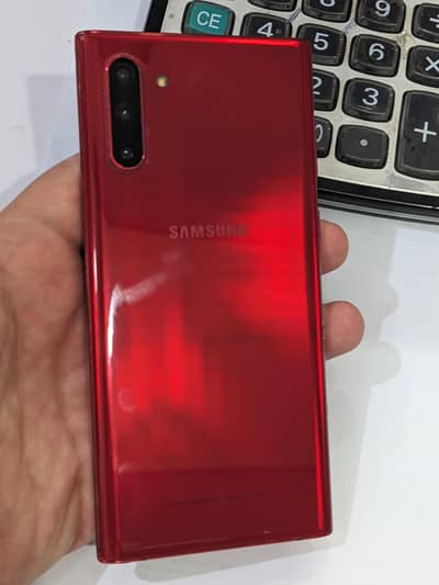 Samsung Mobile Note 10 5g 12/256 P. . Approved little front crack