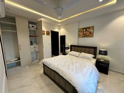 1 Bedroom VIP Full furnish flat per day available in Bahria town Lahore 0300 4561276