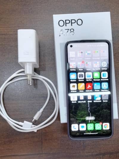 Oppo A78 with 67 Watt Charger 8/256