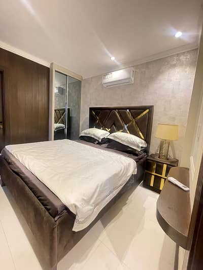 1 Bedroom VIP Full furnish flat per day available in Bahria town Lahore 0300 4561276
