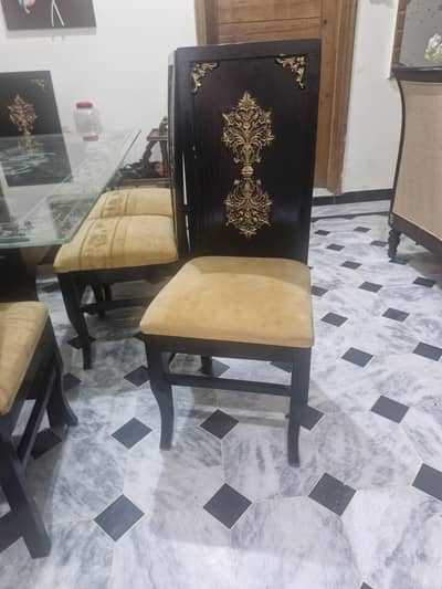 Dining Table with Eight  seater chair for sale.