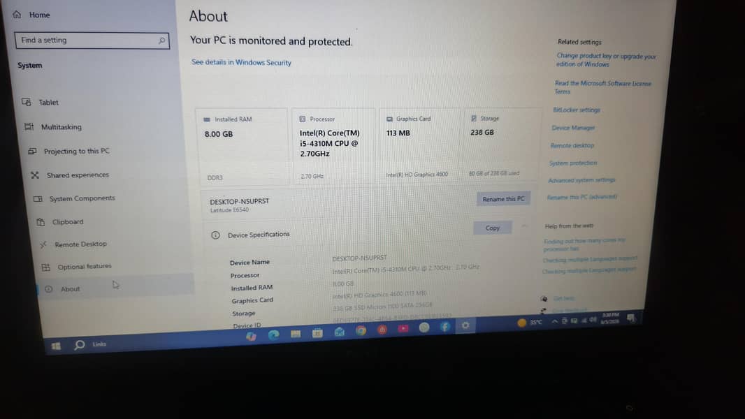 Dell E6540 7