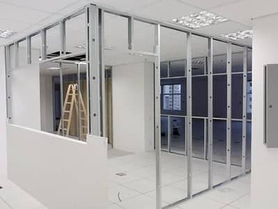 glass,office partition/gypsum board partition/false ceiling/drywall