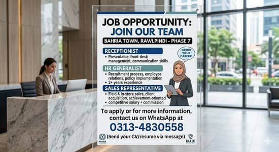 Female Required as Sales Representative