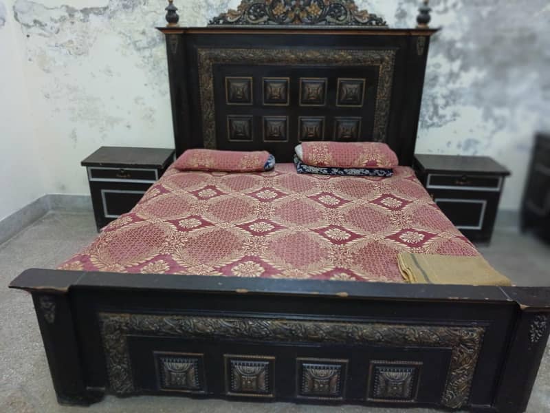 singel bed 2 side table 1