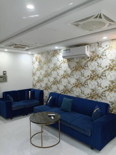 One Bed Fully Furnished Luxury Apartment Available For Rent in Rafi Block Near Clowk Tower Bahria Town Lahore