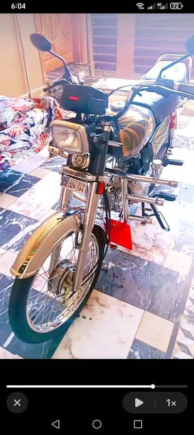 union star 70 cc bike sell and exchange with Honda 125 key to key