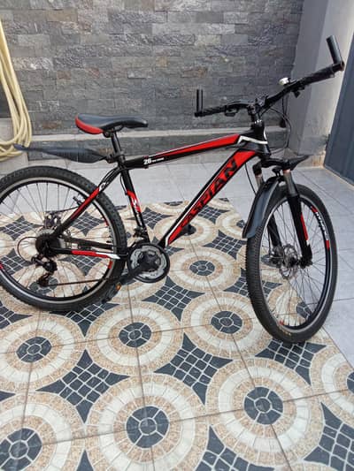 Caspian Brand aluminum frame wali cycle size 26.