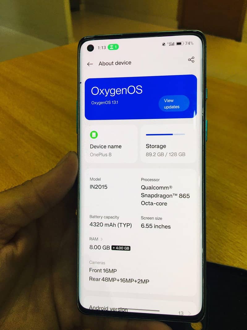 One Plus 8 4