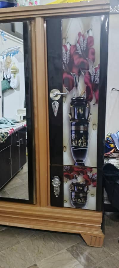 3 door safe almari