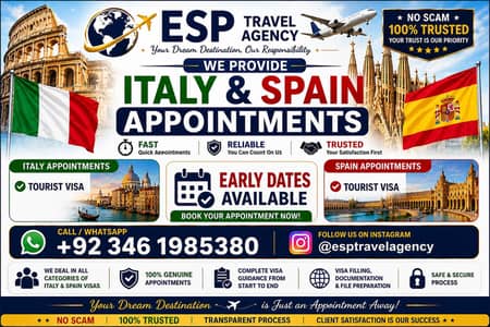 Italy and Spain appointments