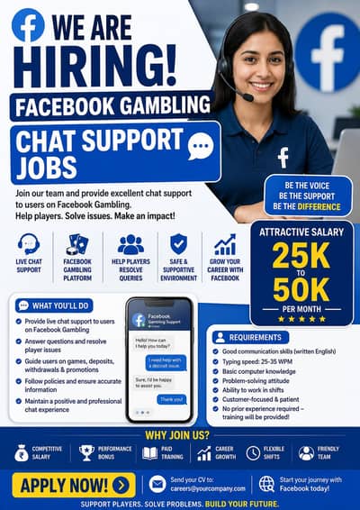  Facebook Gaming Chat Support Jobs – Hiring Now!