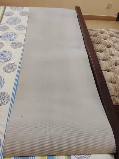 Yoga mat anti slip washable grey colour