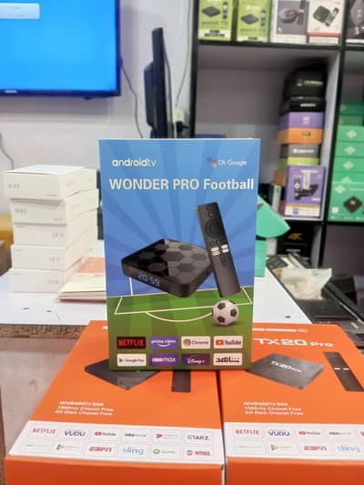 WONDER PRO ANDROID TV BOX 8GB/128GB WITH VOICE REMOTE