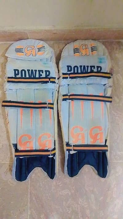 Original CA Righty Cricket Pads With Side and Hand Guard