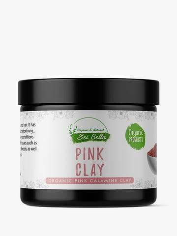  Title: Organic Pink Calamine Clay 70g  | For All Skin Types 