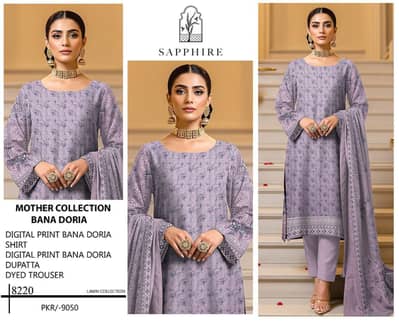 Brand lawn fabrics dress