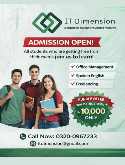 Office Management, Spoken English and Freelancing