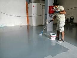 Epoxy Flooring/Laminated wood Flooring /ghazi interior